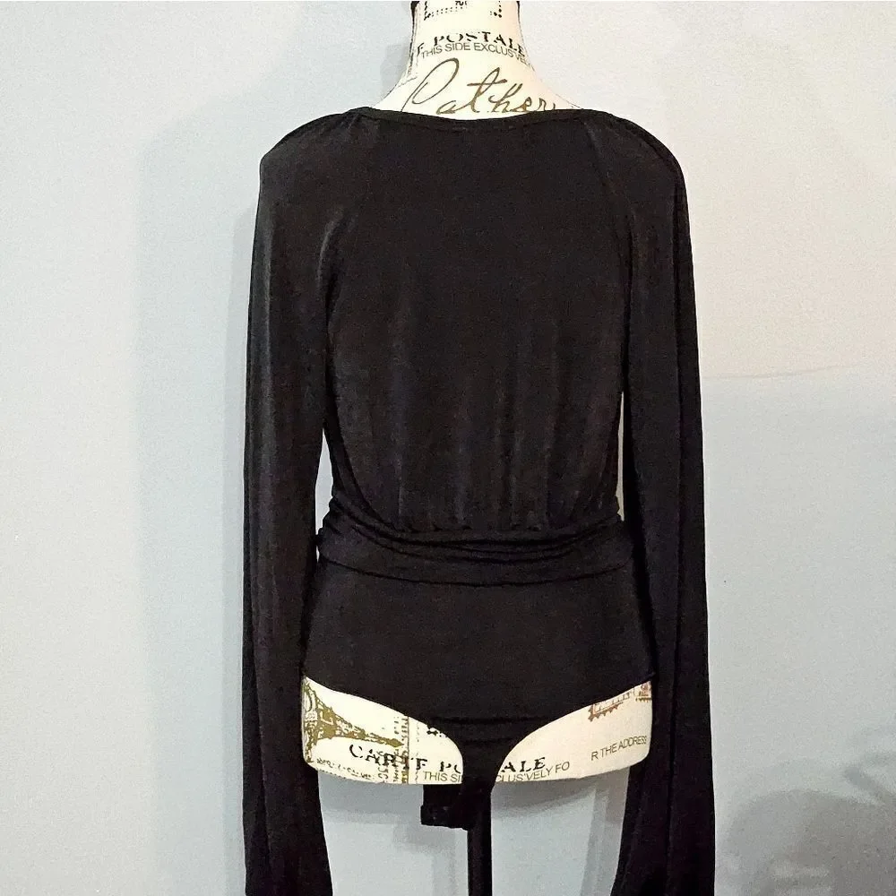 Free People intimately, bodysuit in black. NWT, Size M - Picture 8 of 9